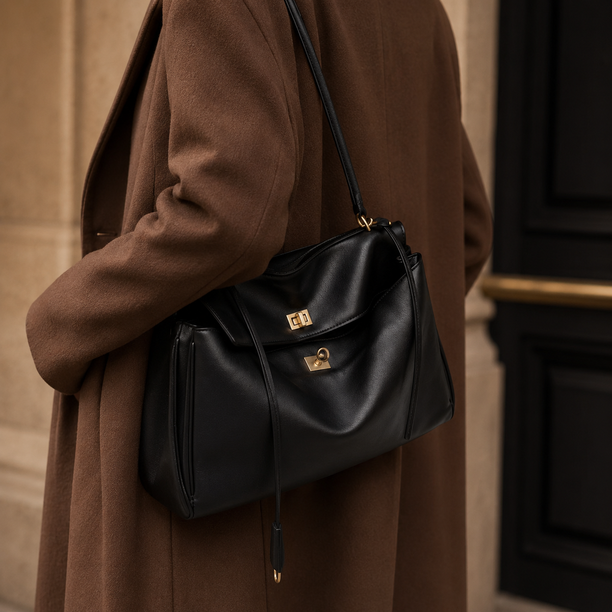 Chamonix Leather Shoulder Bag