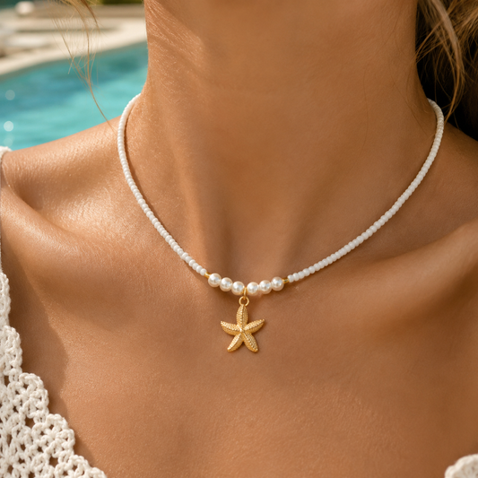 Pearl Starfish Κολιέ