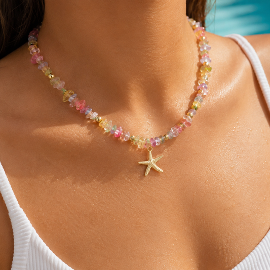Rainbow Starfish Κολιέ