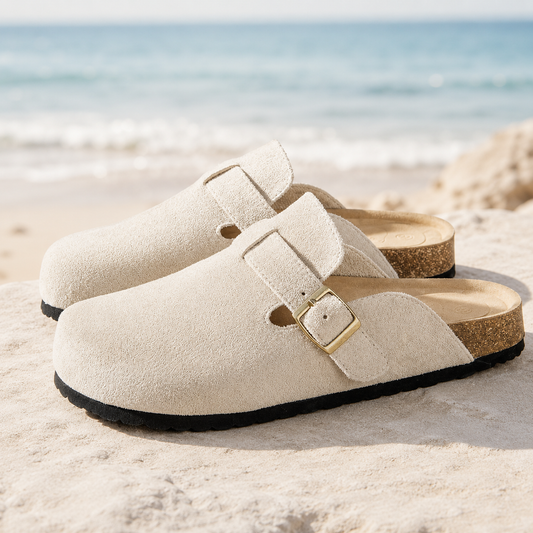 Coastal Suede Clogs